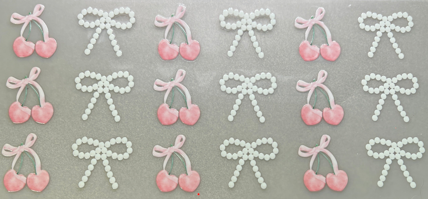 Cherries and pearl bows