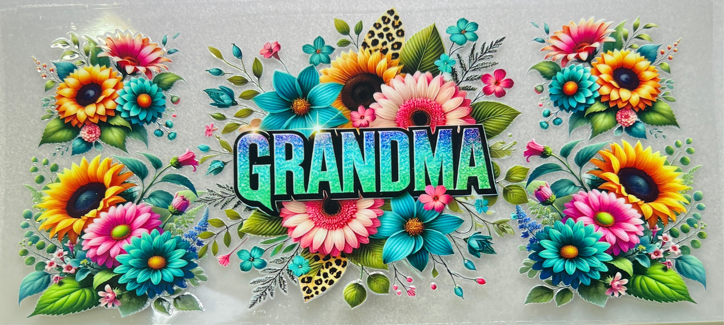 GRANDMA - floral