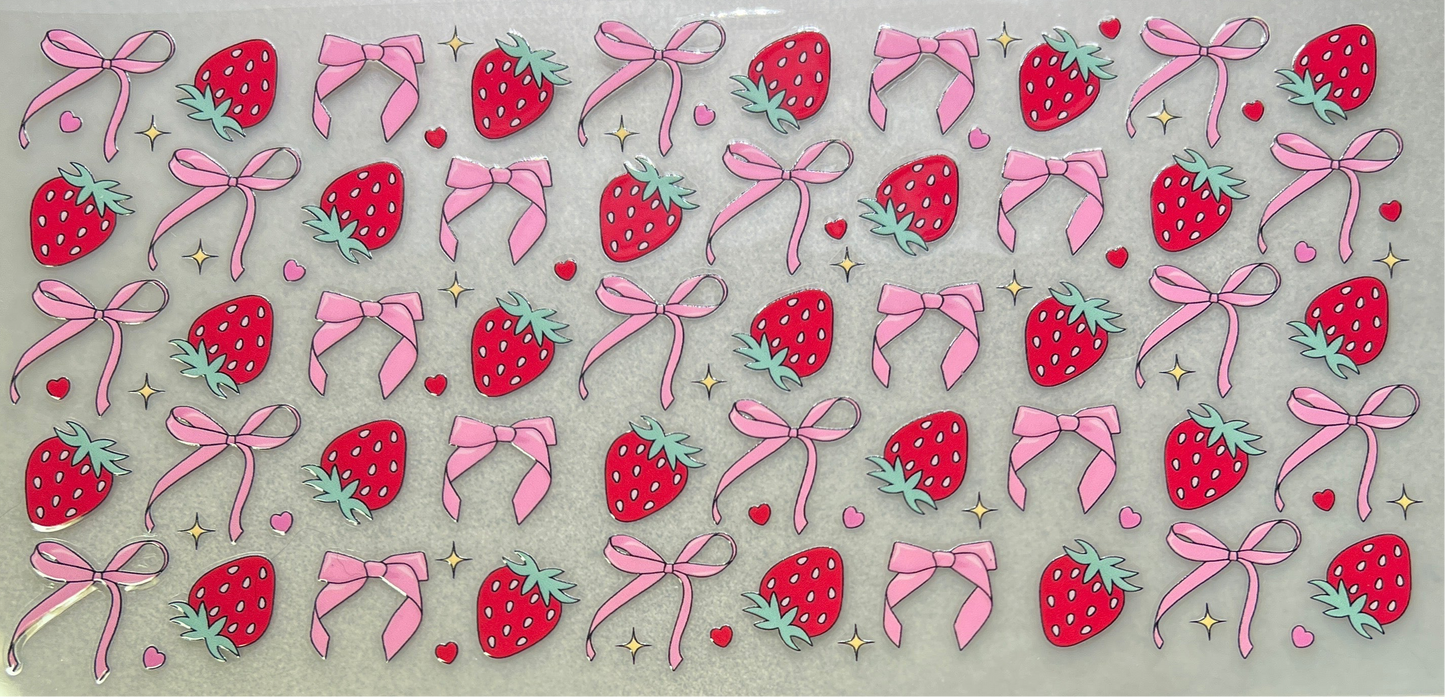 Strawberries and bows✔️