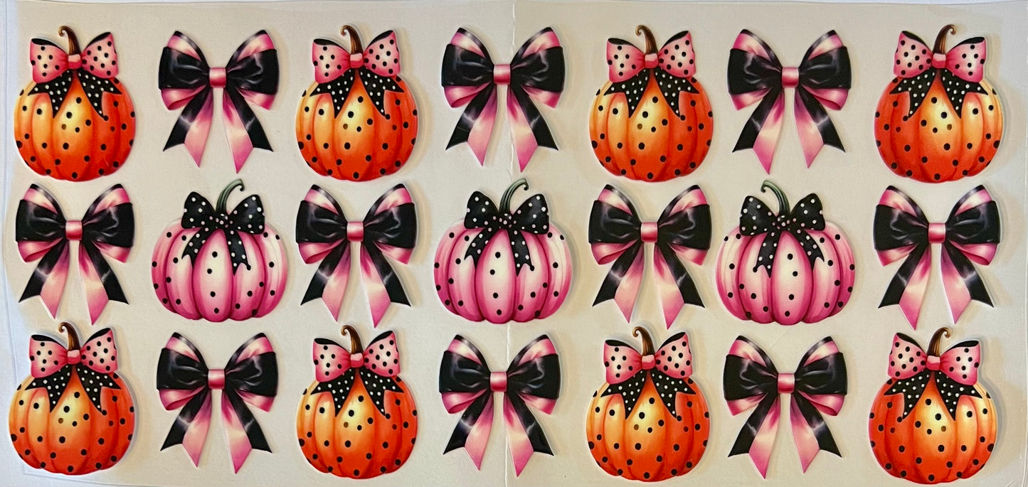 Pink & Orange Dotted Pumpkind