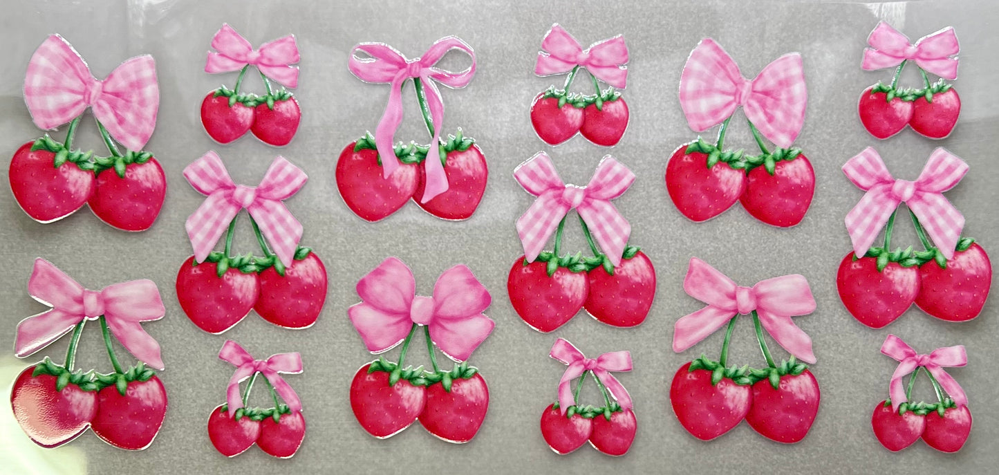 Strawberries & Bows