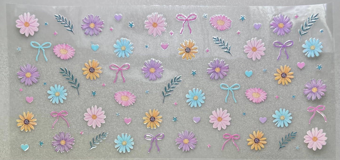 Tiny Daisies & Bows Pastel✔️