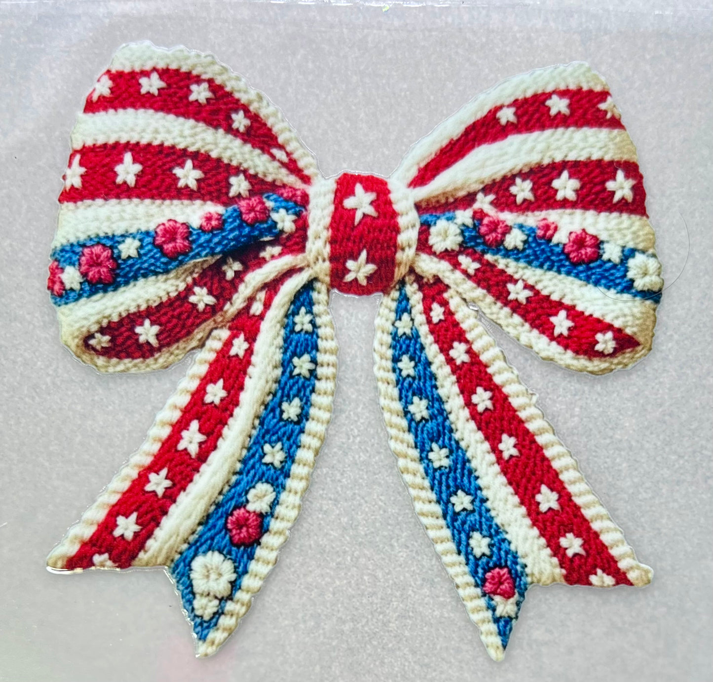 Crocheted Bow - USA✔️