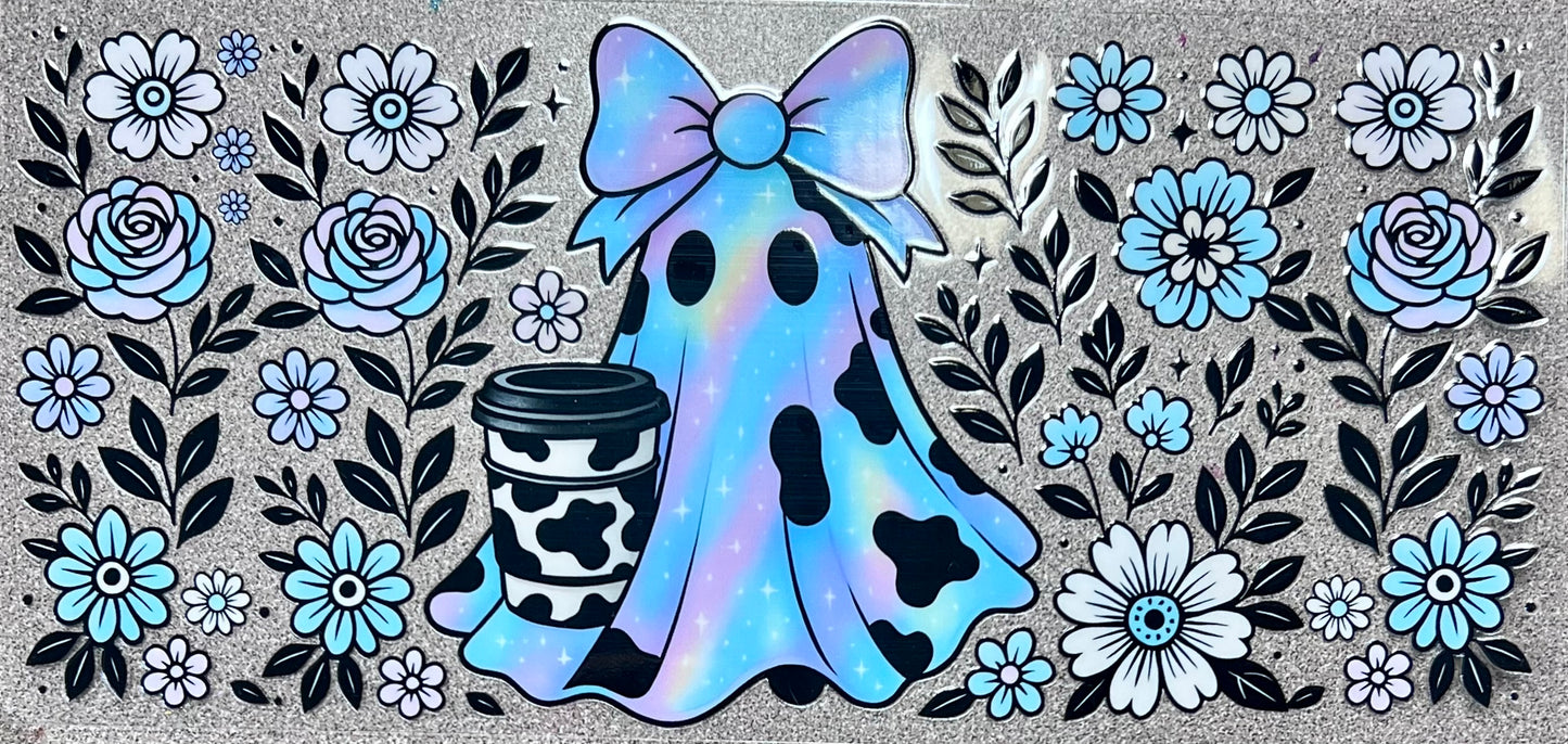 Cow Print iridescent ghostie
