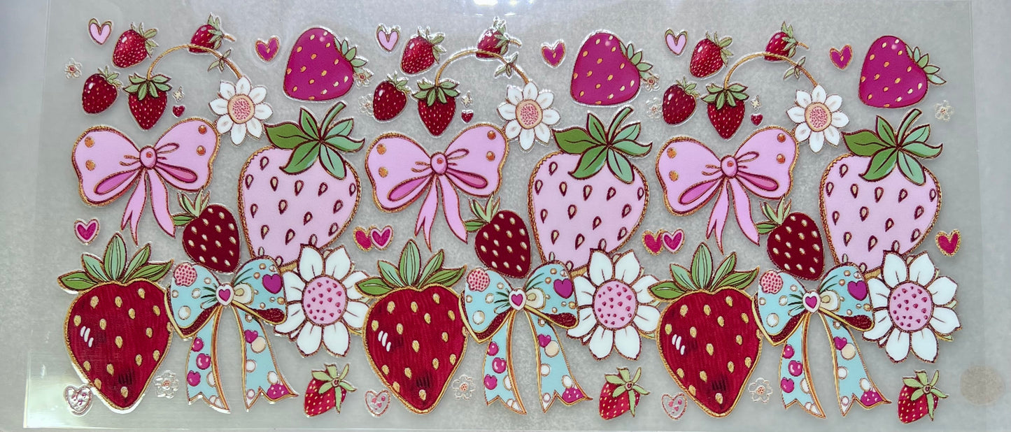 Vintage Strawberries & Bows✔️