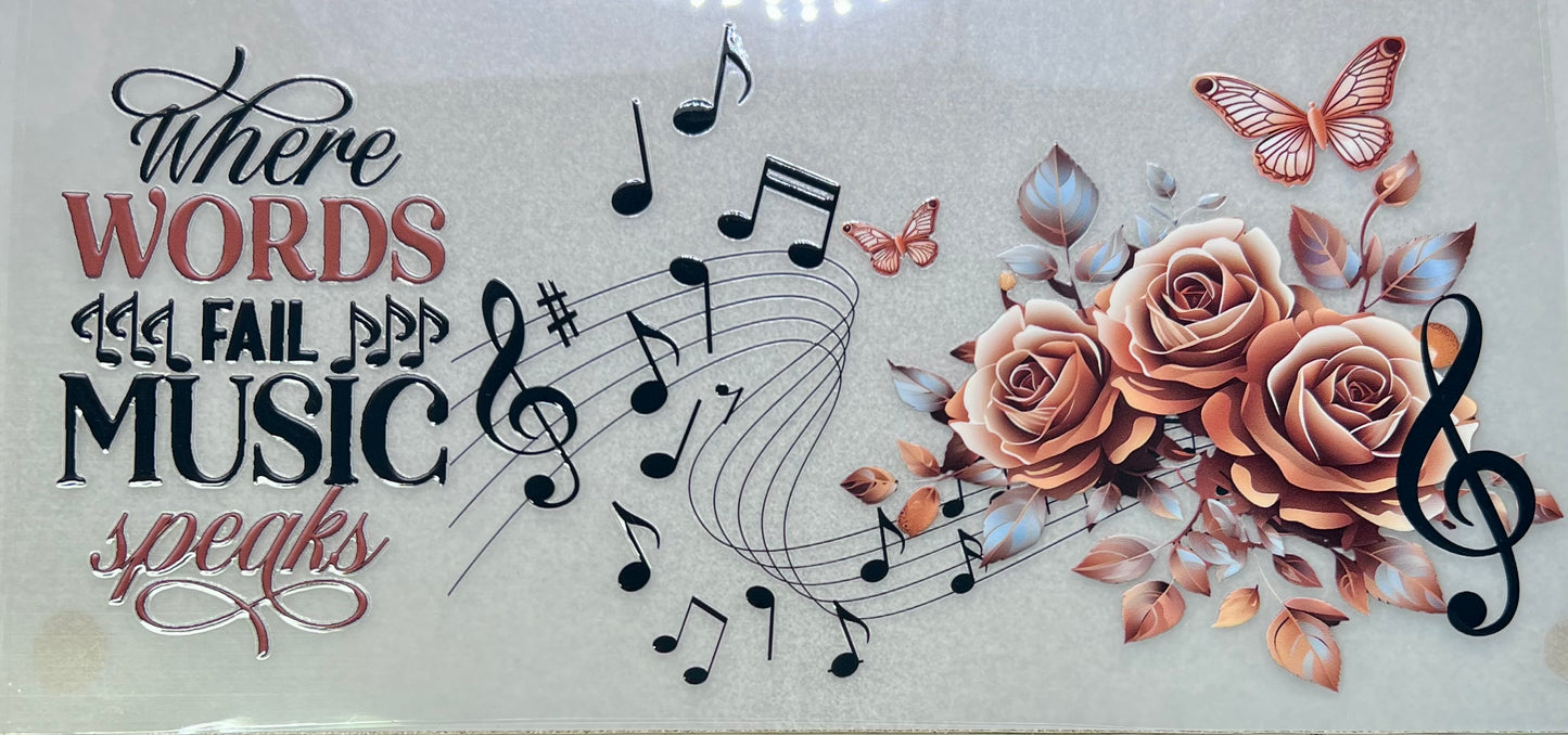 Where words fail, music speaks✔️