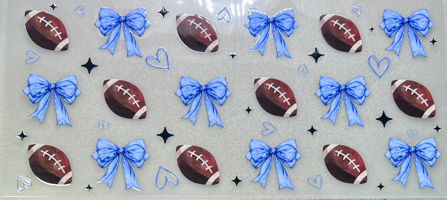 FOOTBALLS & Blue Bows✔️