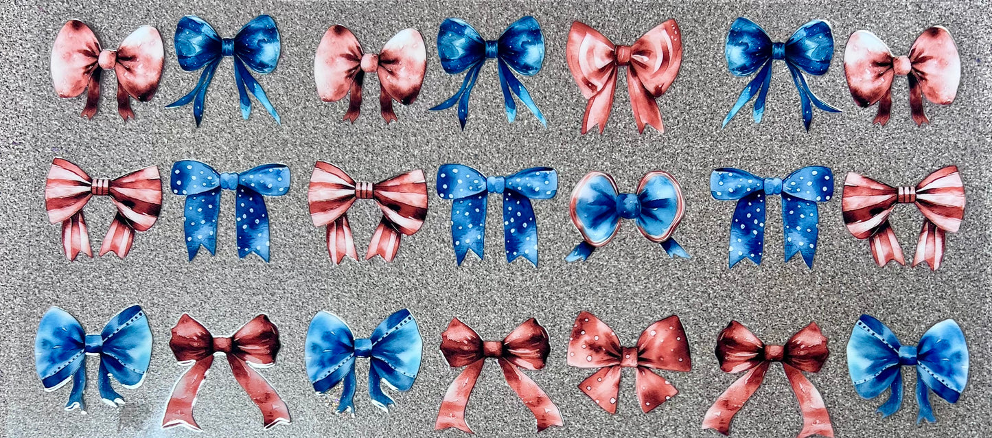 Blue/Rust Bows✔️