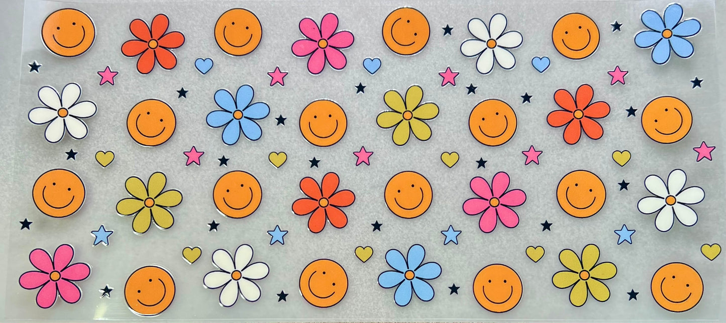 Smileys & Flowers - colorful✔️