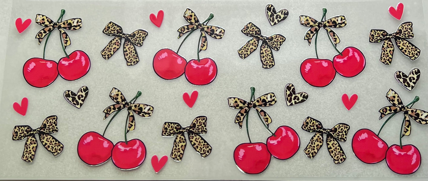 Leopards Bows & Cherries✔️