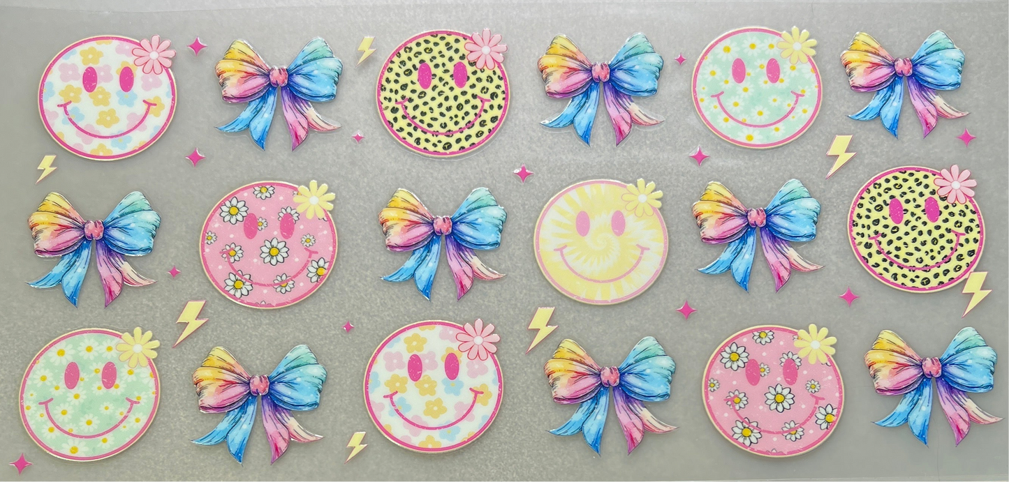 Floral smiles and tie-dye bows✔️