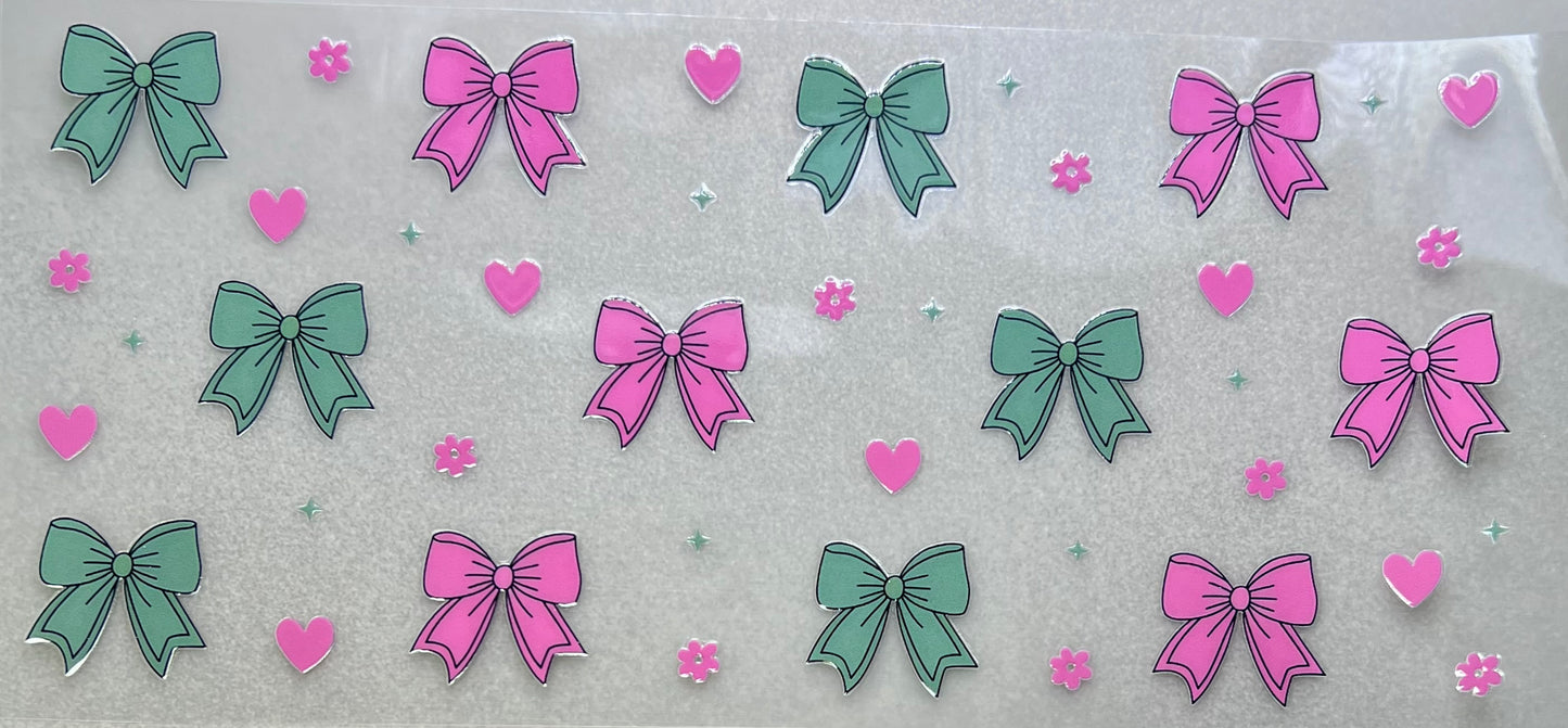 Green & Pink Bows✔️