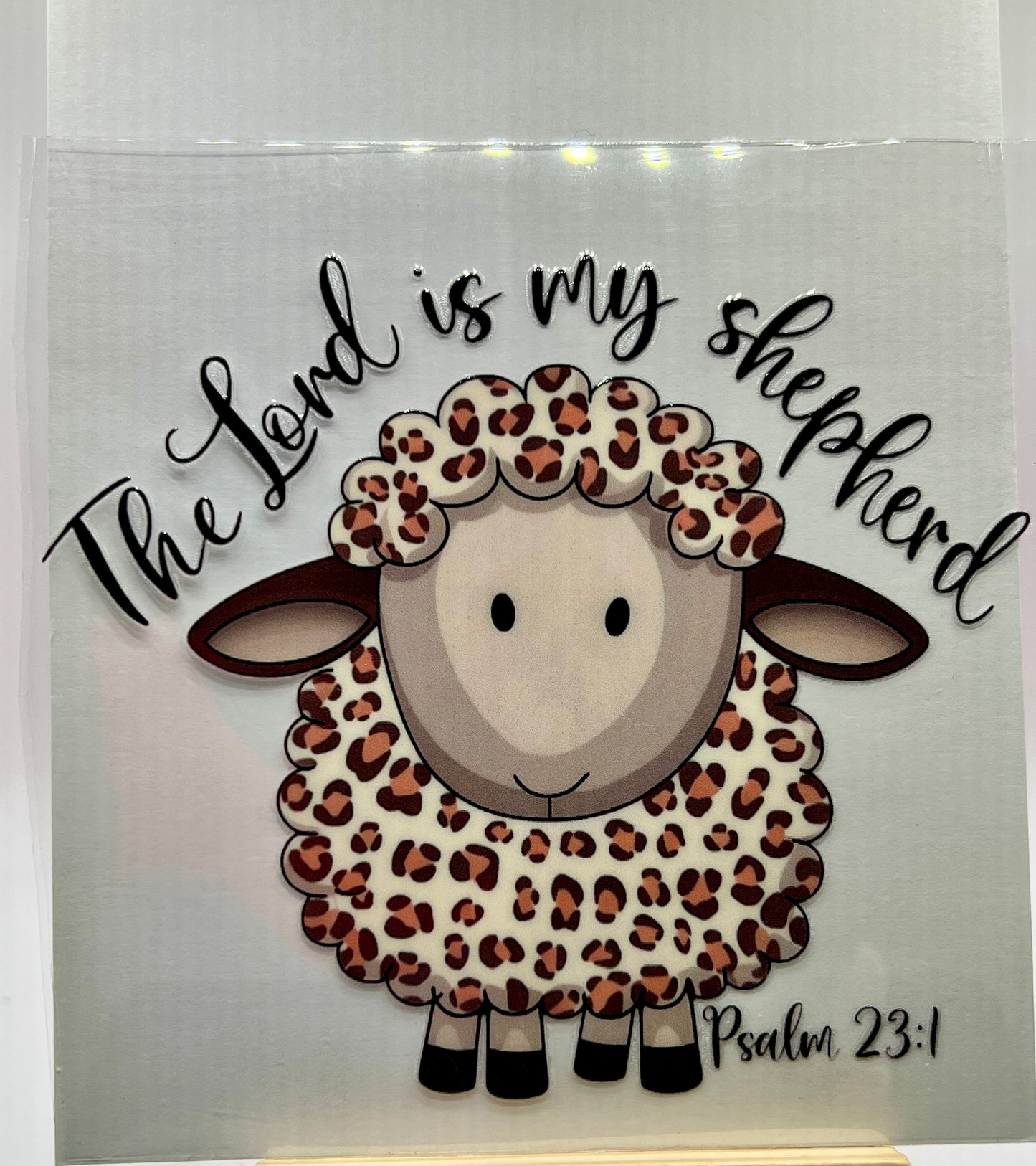 The Lord is my…leopard✔️