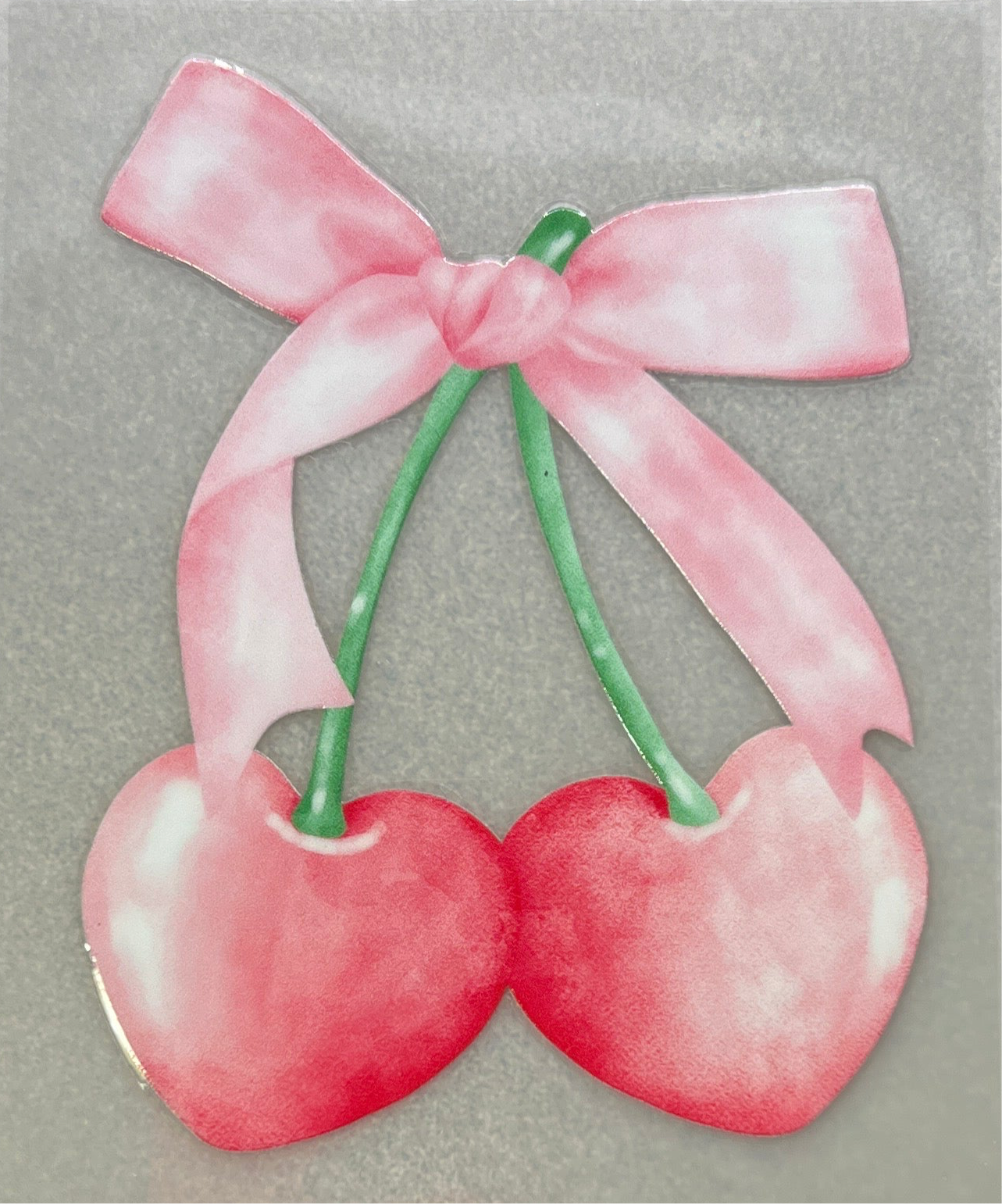 Stemmed cherries pink