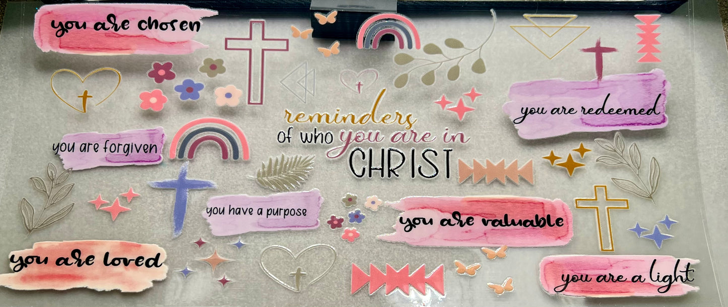REMINDERS of who you are in Christ wrap✔️