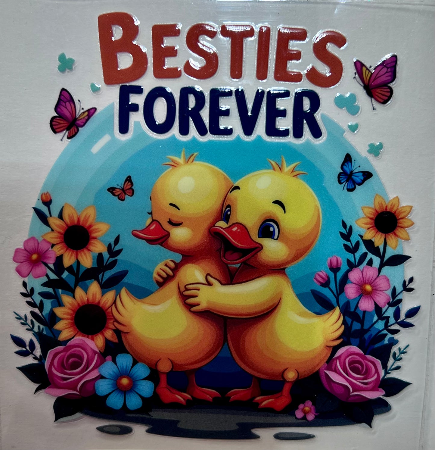 Besties Forever Chicks Decal