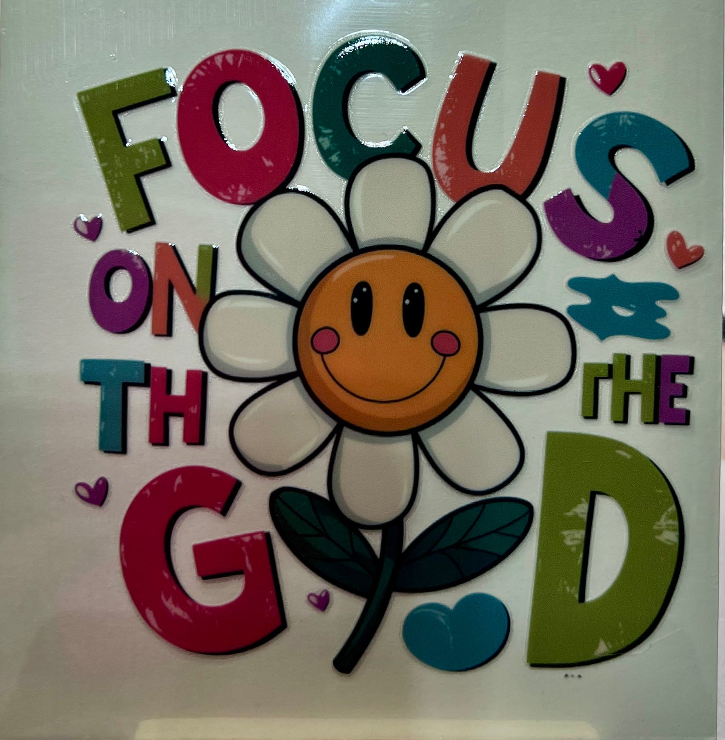 Focus on the Good Decal