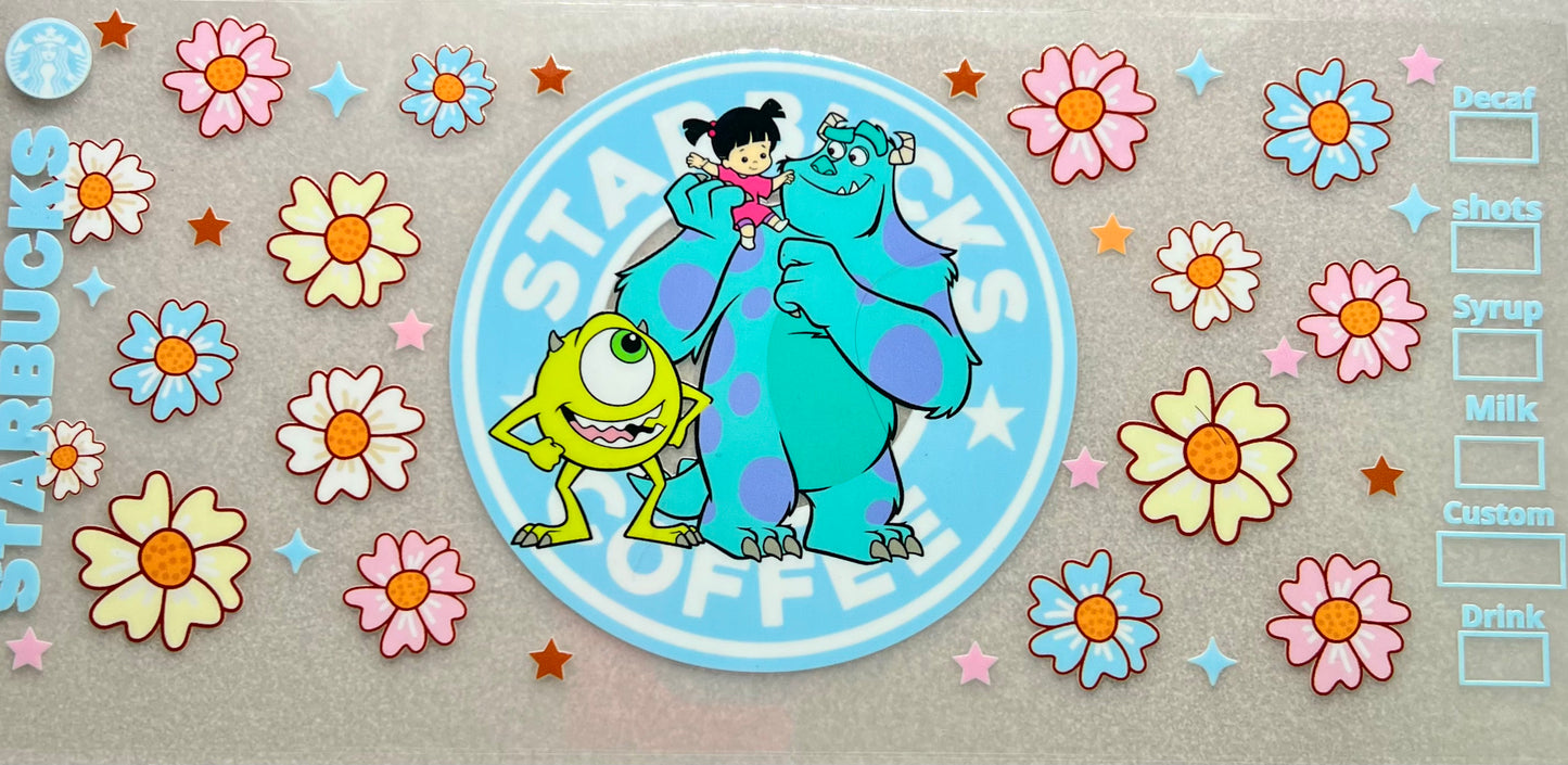 Blue monster & starbied wrap