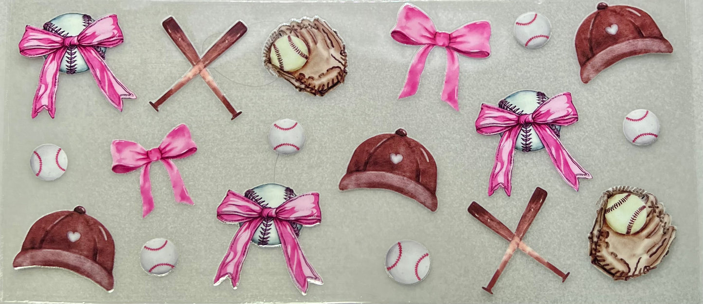 Baseballs & Bows Wrap✔️