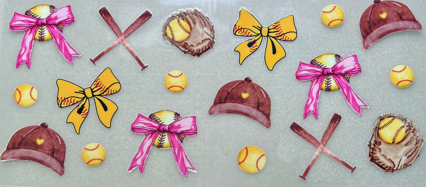 Softball & Mitt Decal✔️