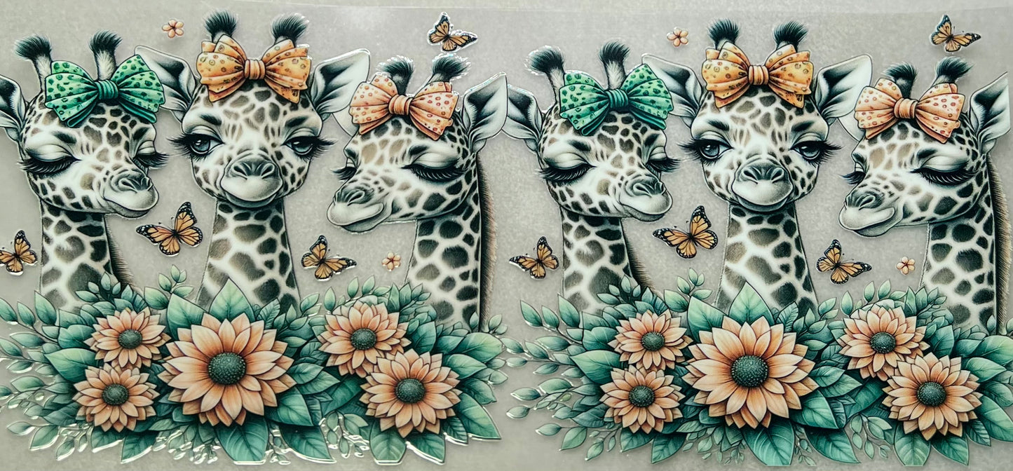 Giraffe w/ Bows Wrap✔️