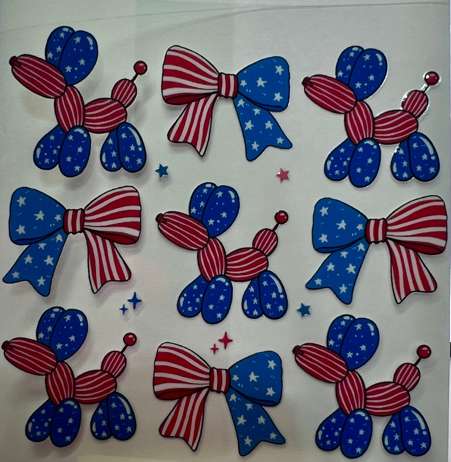 RWB balloons dogs
