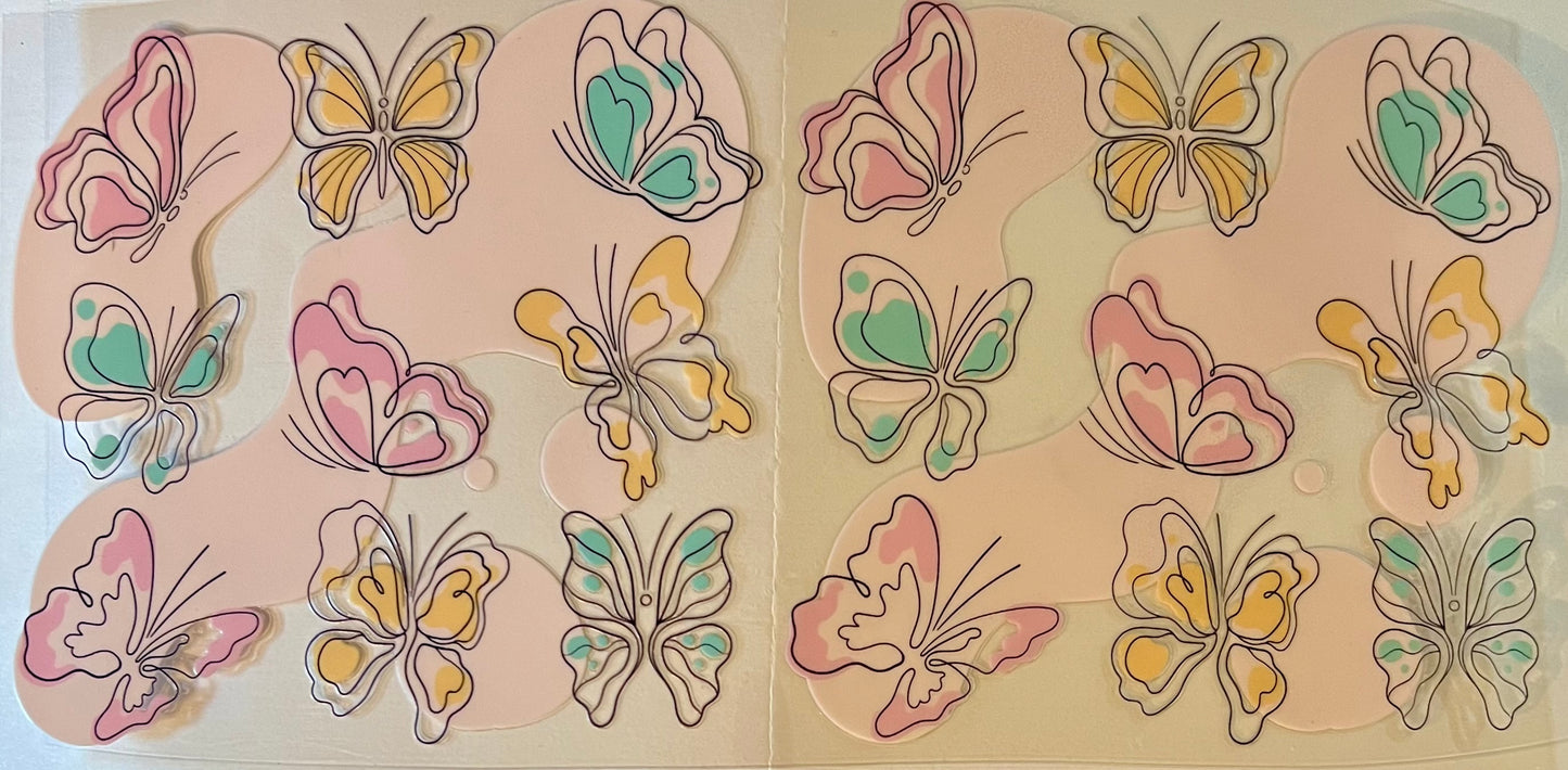 Pastel Butterflies