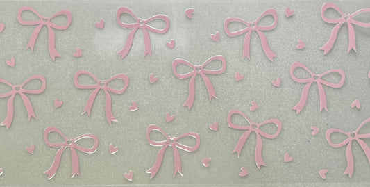 Pink Bows Tiny Hearts