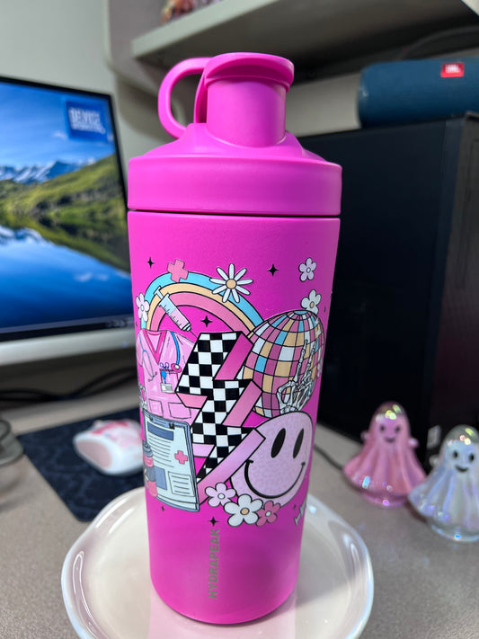 30 oz HydraPeak Water Bottle (Nurse/CNA themed)