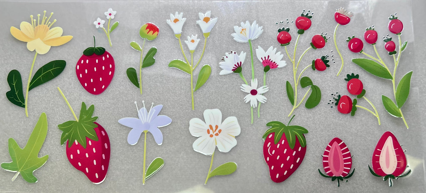 Wild flowers & Strawberries