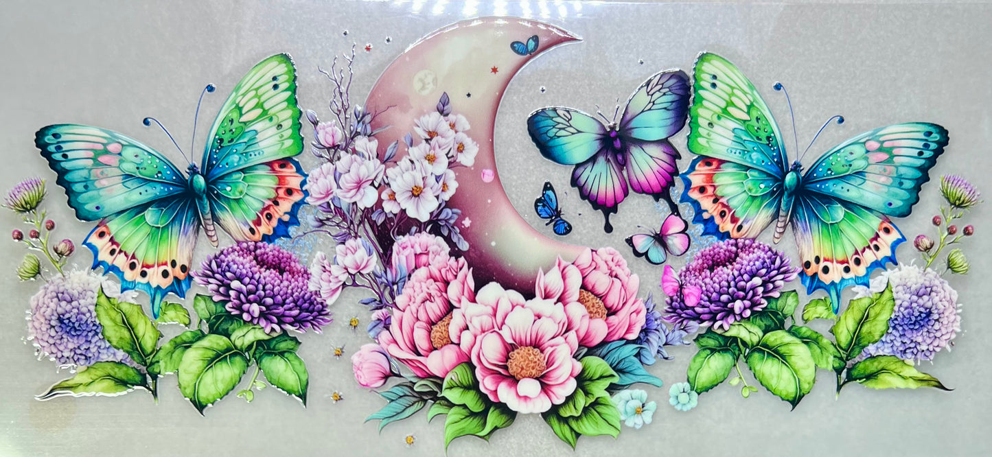 Moon, BUTTERFLIES & FLORALS✔️