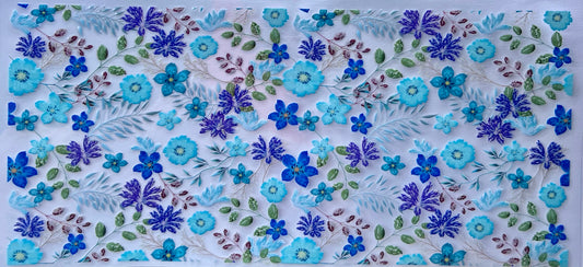 Purple & Blue Florals