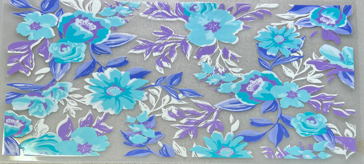 Teal & Purple FLORALS✔️