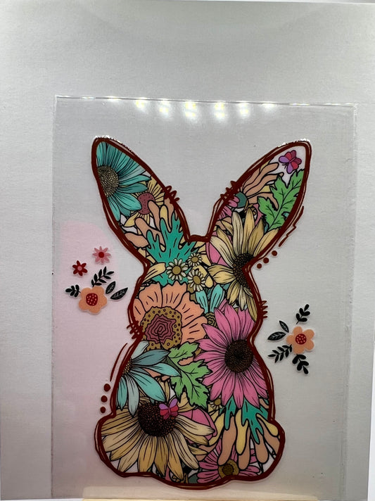 Floral bunny (vertical)