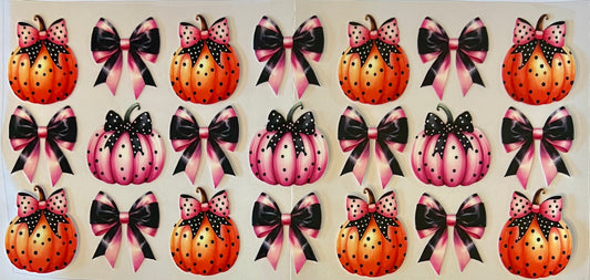 Pink & Orange Dotted Pumpkind
