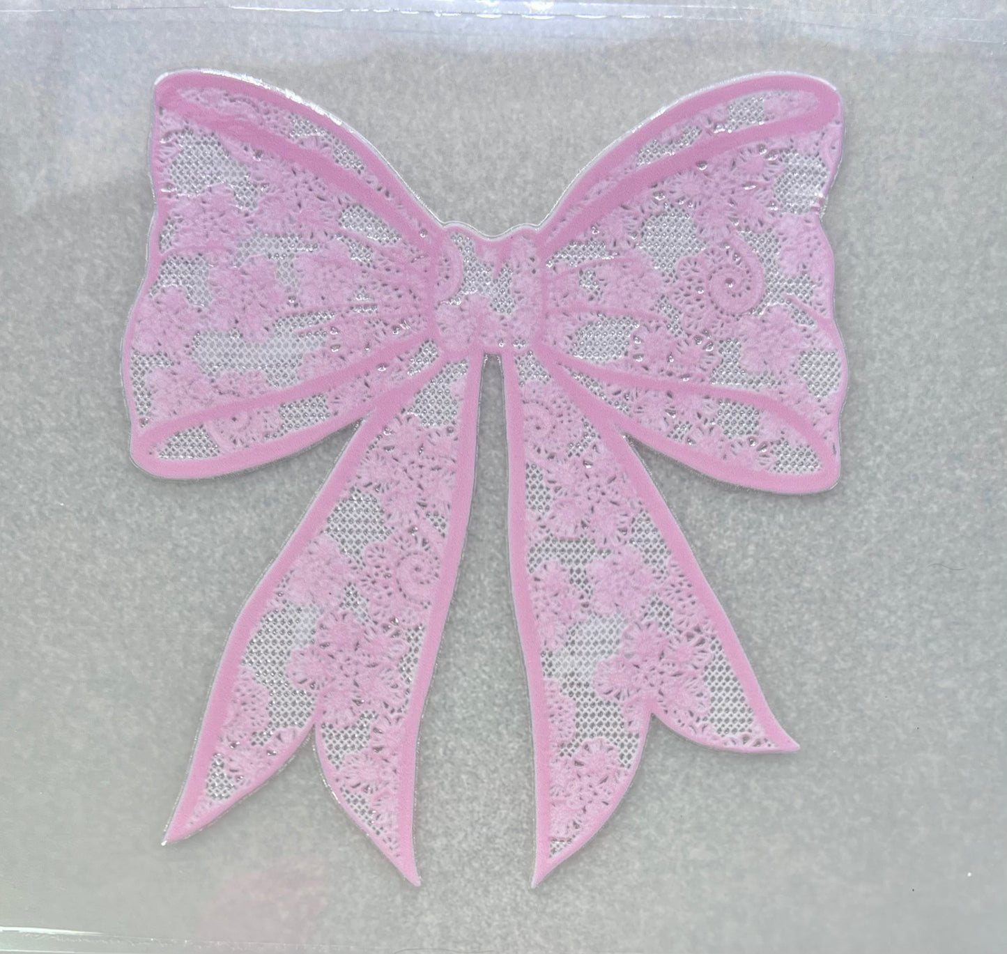 PINK LACE BOW✔️