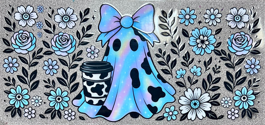 Cow Print iridescent ghostie