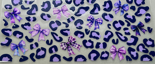 Purple Leopard & Bows