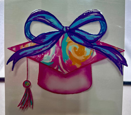 Colorful Grad Hat