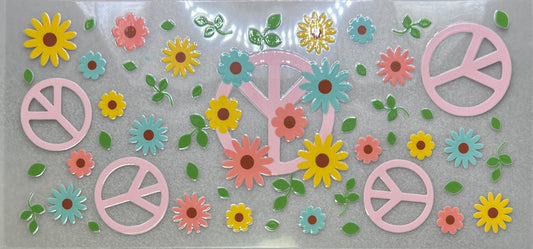Peace Sign and Florals