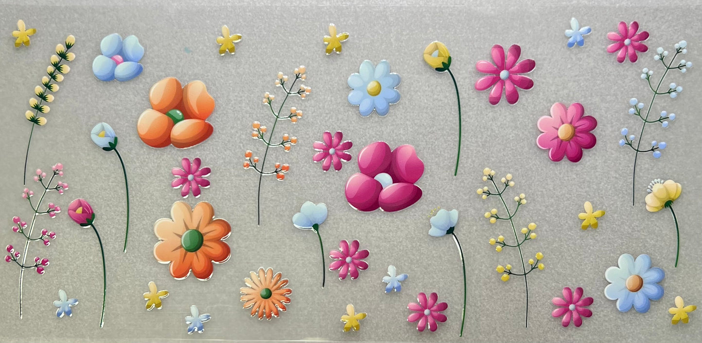 Bright wildflowers