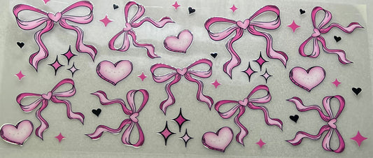 Variegated Bows & Hearts