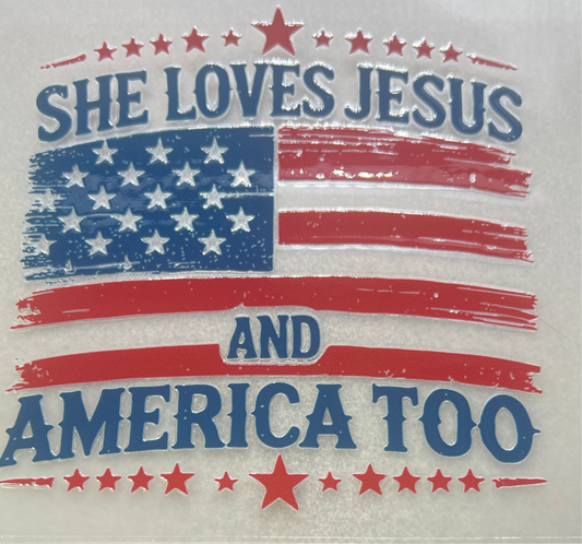 She loves Jesus & America Too✔️