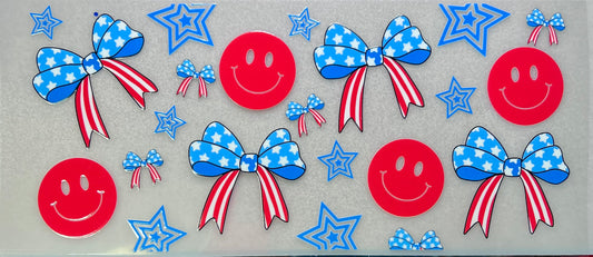 PATRIOTIC SMILIES & Bows✔️