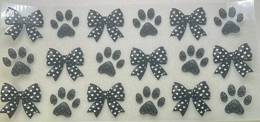 Puppy paws & bows✔️