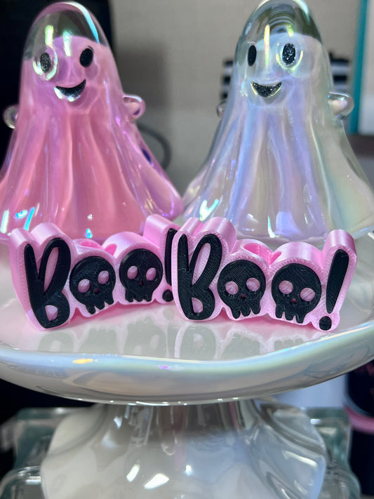 BOO straw topper