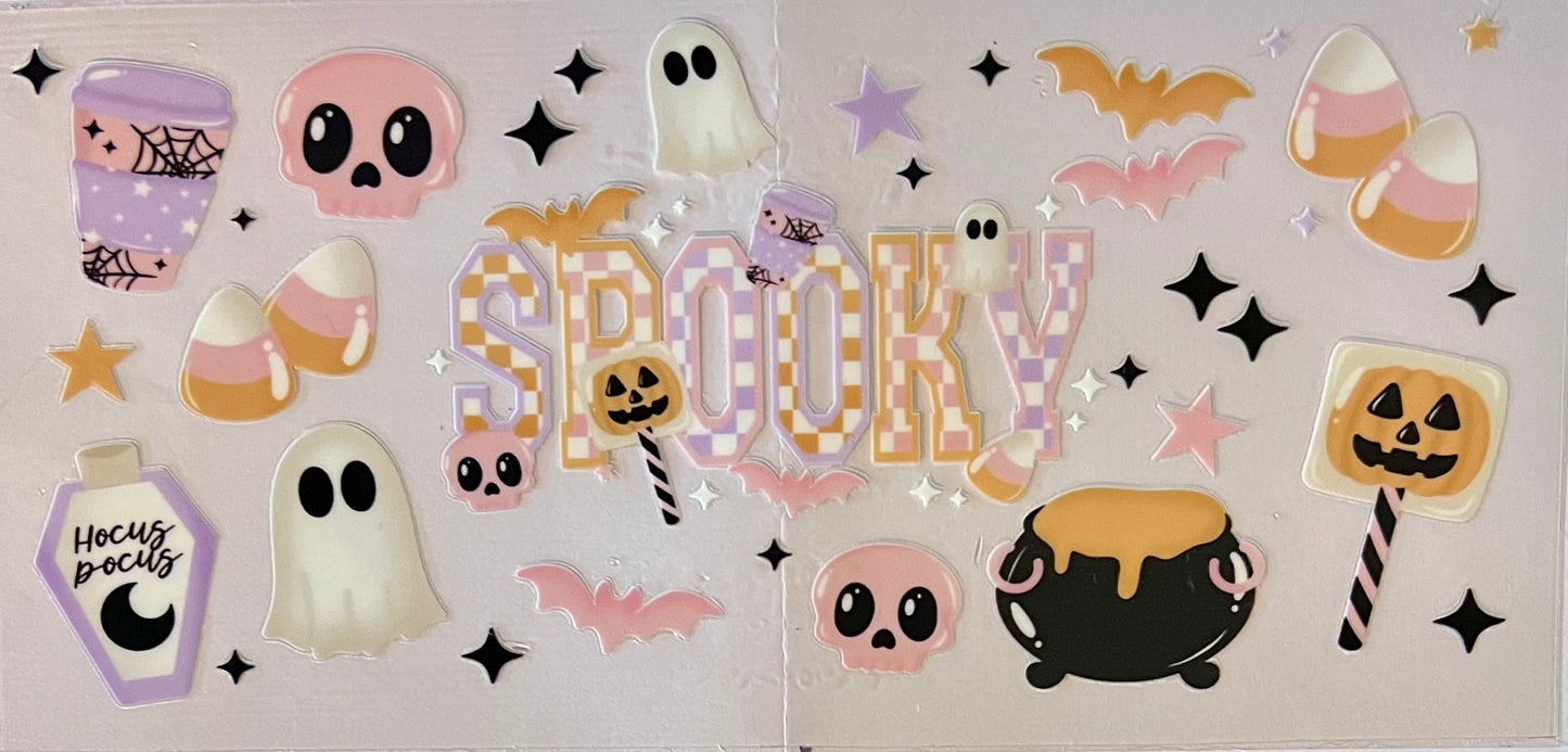 Pastel Checkered SPOOKY