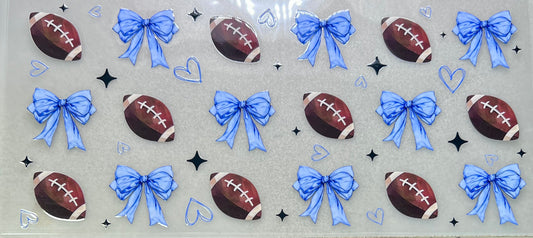 FOOTBALLS & Blue Bows✔️