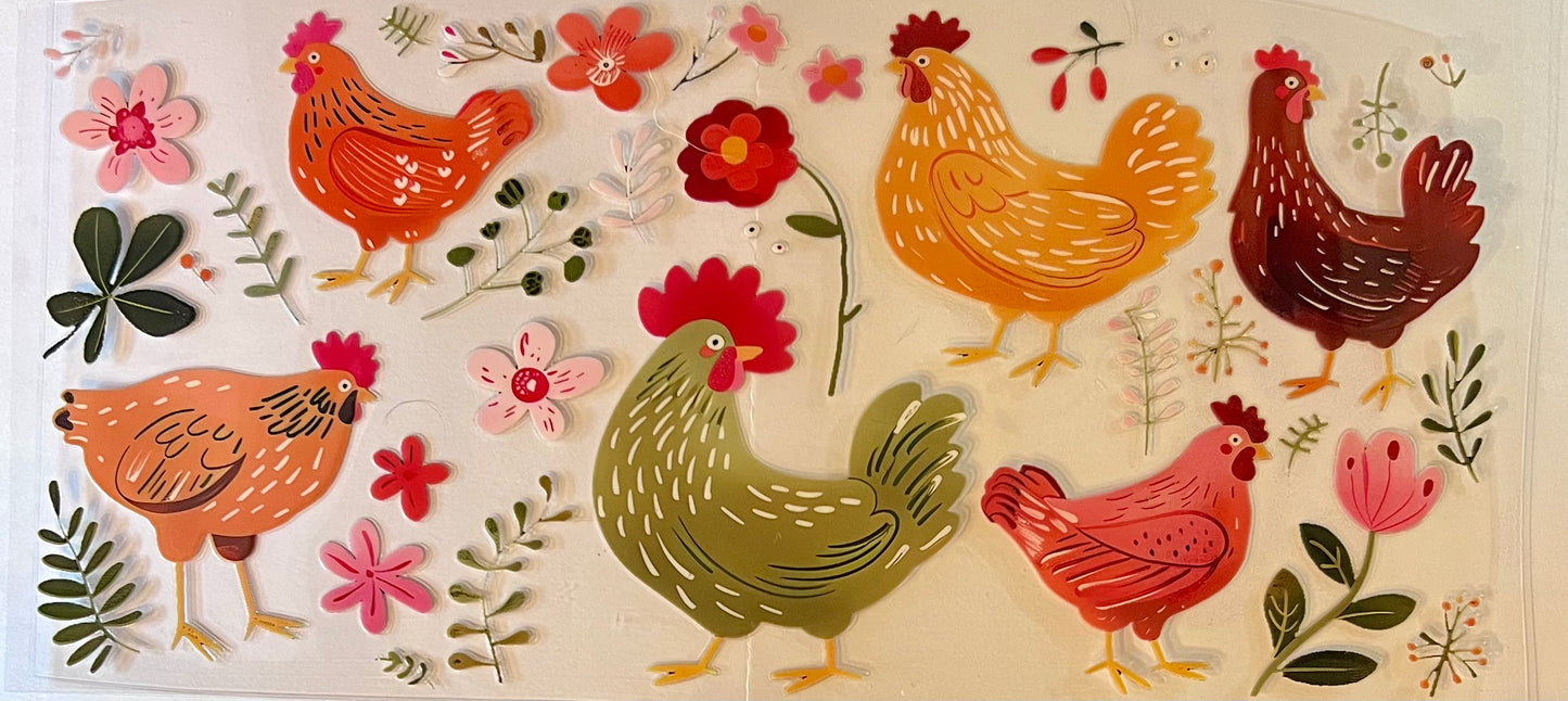 Chickens & Florals