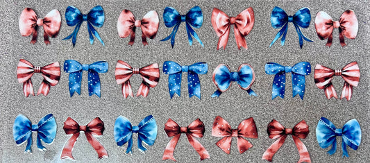 Blue/Rust Bows✔️